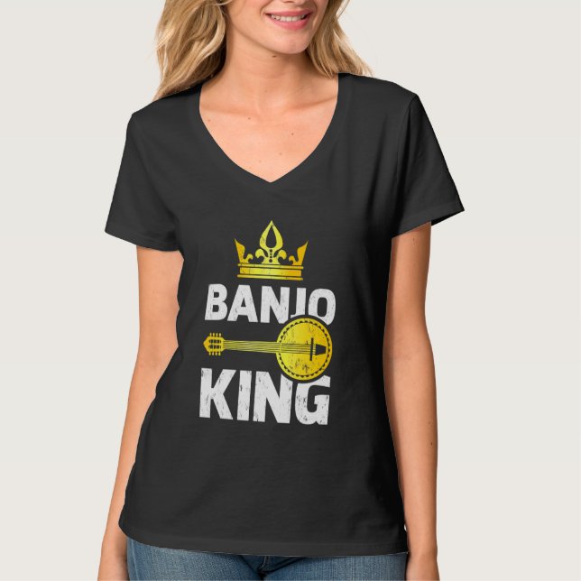 Camiseta Banjo Music Banjo King (Frente)