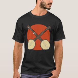 Camiseta Banjo Old Time Open Back Clawhammer Banjo