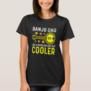 Camiseta Banjo Pai Stringband Instrumentos Acústicos Guitar