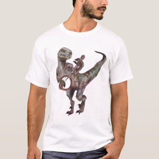 Camiseta Banjo que joga o Velociraptor