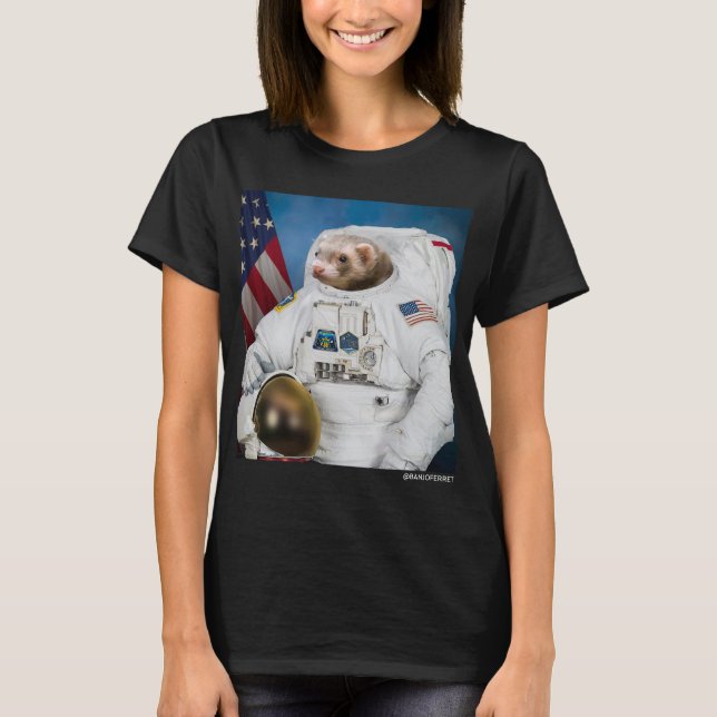 Camiseta Banjo the Astronaut Ferret Tee (Frente)