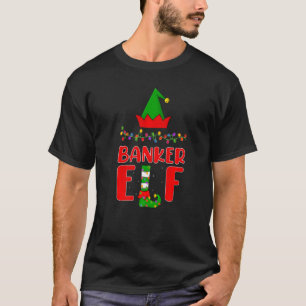 Camiseta Banker Elf Mating Family Lighting Natal