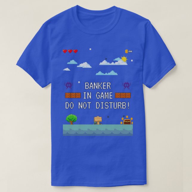 Camiseta Banker In Game Não Incomodar 2 (Frente do Design)