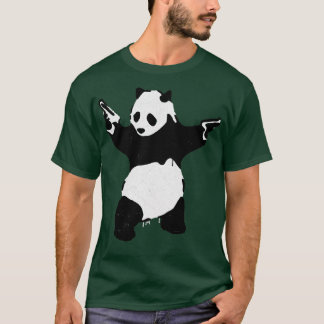 Camiseta BANKSY Armado Panda com Armas
