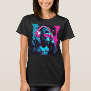 Camiseta Banksy BANKSY DJ Monkey Thinker
