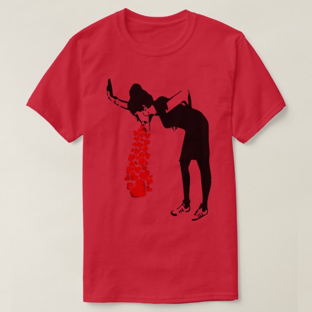 Camiseta BANKSY Lovesick (Frente do Design)