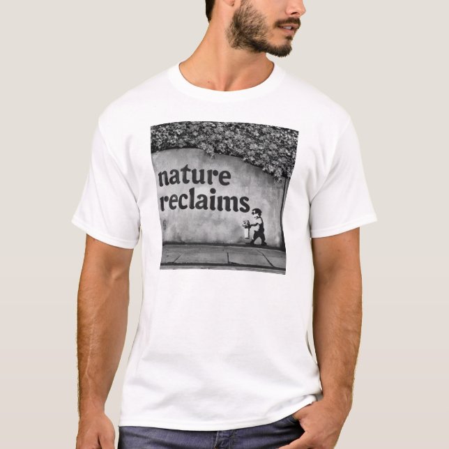 Camiseta Banksy Nature (Frente)