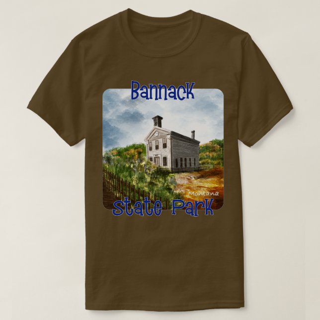 Camiseta Bannack State Park Montana (Frente do Design)