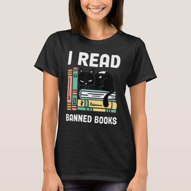 Camiseta Banned Books Bookworm Reader I Read Banned Books (Frente)