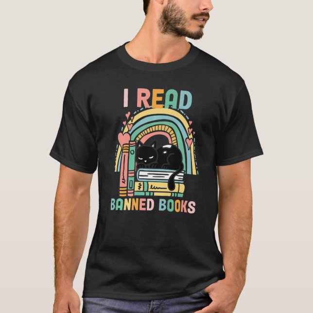 Camiseta Banned Books Quotes I Read Banned Books (Frente)