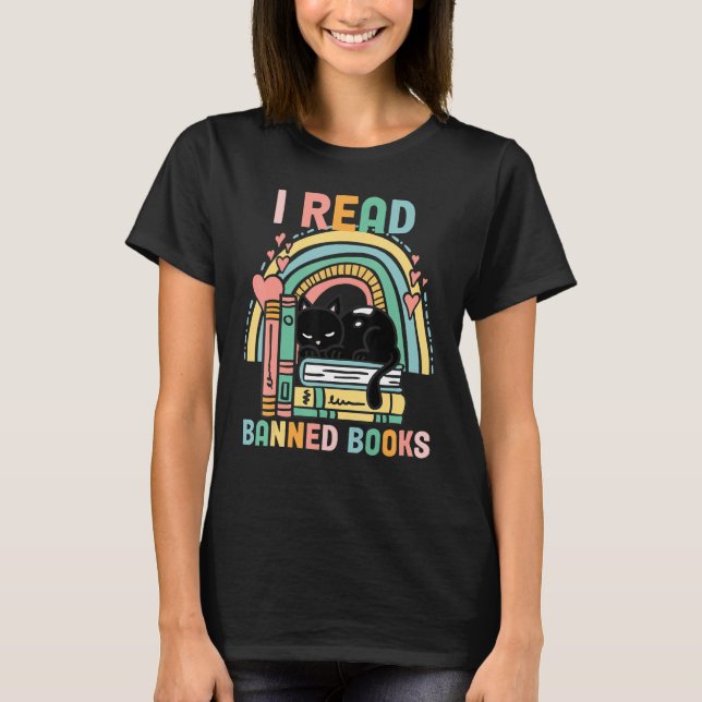 Camiseta Banned Books Quotes I Read Banned Books (Frente)