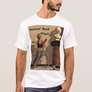 Camiseta bannedbookweek., semana de livro proibido,