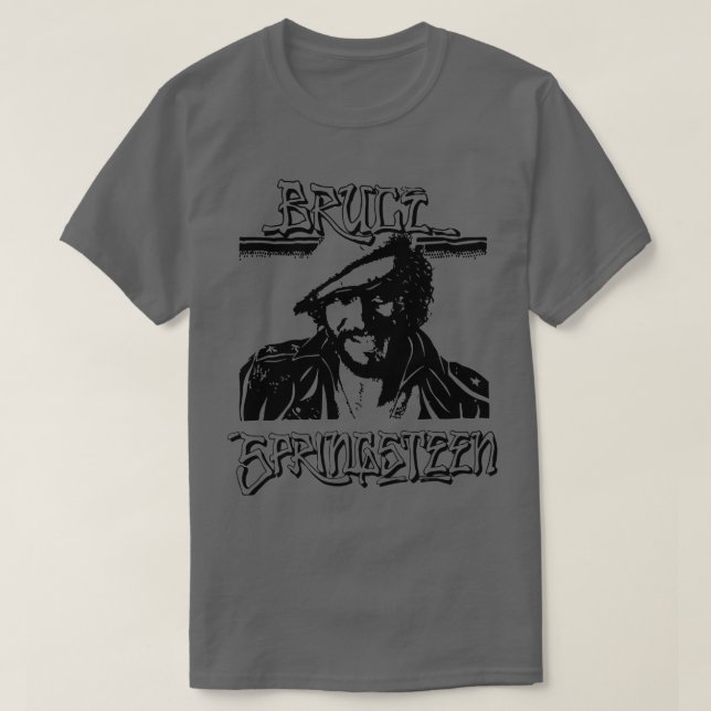 Camiseta Banner da Springsteen da década de 1970 (Frente do Design)