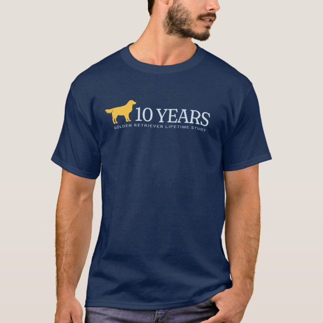 Camiseta Banner de 10 anos (Frente)