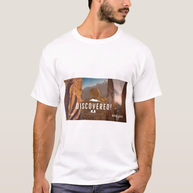 Camiseta Banner de mídia descoberto (Frente)