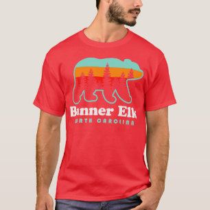 Camiseta Banner Elk North olina Bear Souvenir
