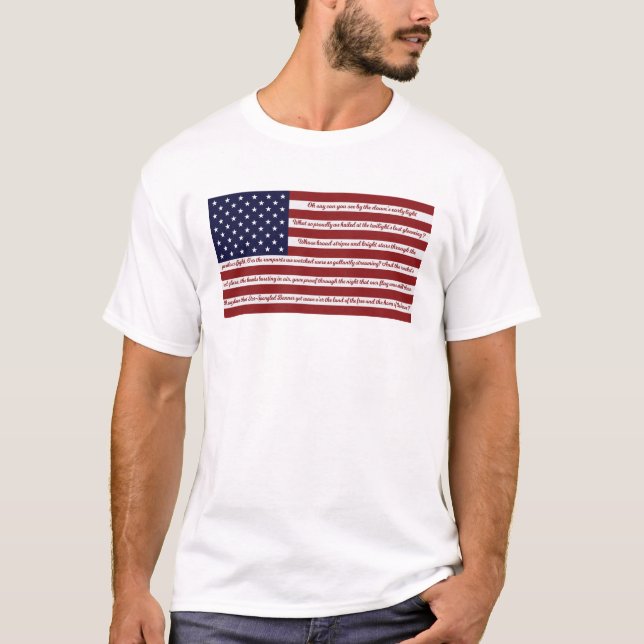 CAMISETA BANNER ESPANCADO STAR - BANDEIRA AMERICANA (Frente)