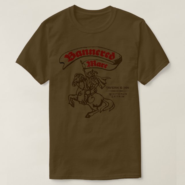 Camiseta Bannered Mare (Frente do Design)
