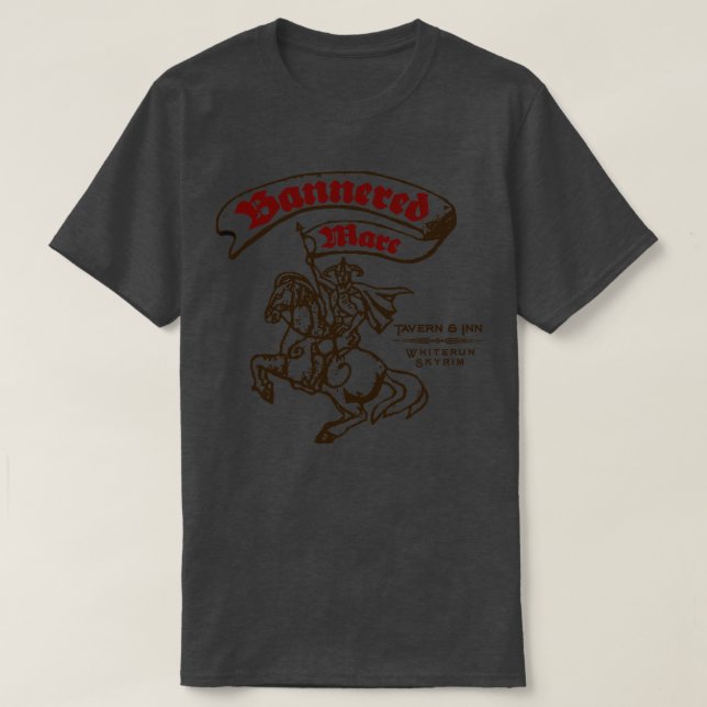 Camiseta Bannered Mare (Frente do Design)