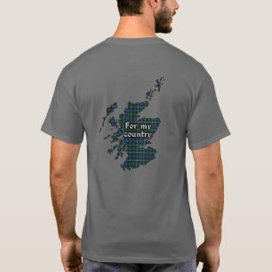 Camiseta Bannerman Clan Crachá e Tartan Adulto
