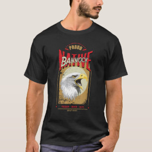 Camiseta Bannock Native American Eagle Spirit Honra de Vint