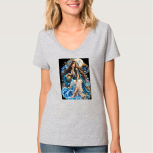 Camiseta Banoy-e Tir – Mulher Fantasia da Deusa Persa da Ág