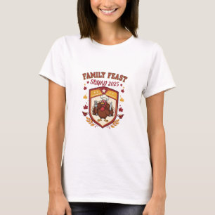 Camiseta Banquete da Família Personalizada Esquadrão de Açã