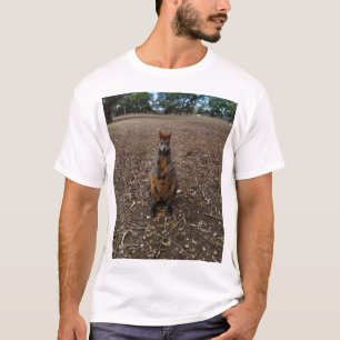 Camiseta "Banquete da Natureza: Uma brecha no pescoço de Wa