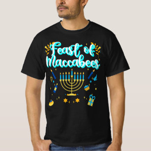 Camiseta Banquete De Macabees Festival de Hanukkah
