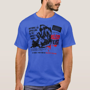 Camiseta Banquete de sangue Vintage Horror Poster