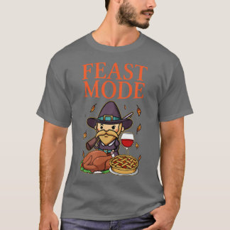 Camiseta Banquete Mode Happy Graças A Família Grateful Turk
