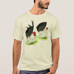 Camiseta Bantams brancos pretos japoneses