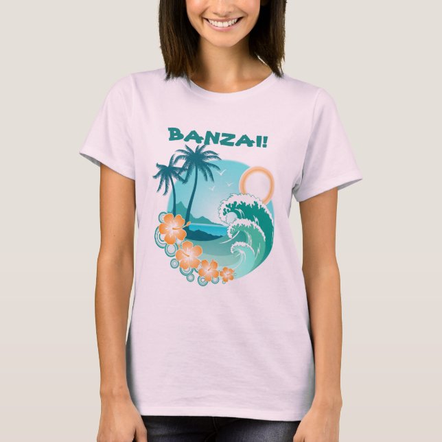 Camiseta Banzai Surfing (Frente)