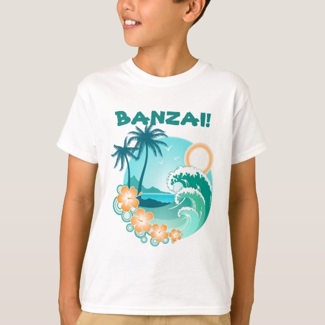 Camiseta Banzai Surfing (Frente)