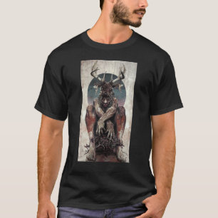 Camiseta Baphomet Satanist Goat Satanic Dark Mau 666