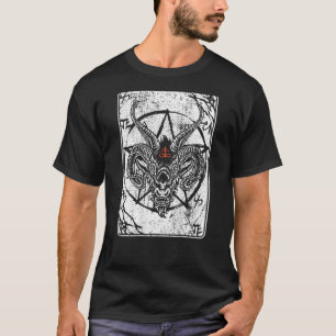 Camiseta Baphomet Verso Satanás Anticristo Luzifer 666 Ba