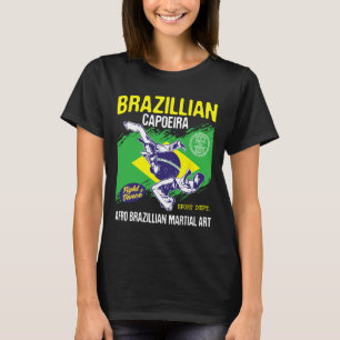 Camiseta Bapoeira brasileira - Luta pela dança do fôlego da