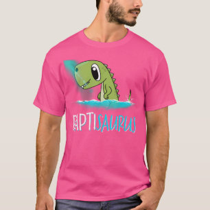 Camiseta Baptisaurus Funny Boys Baptism Para Cristãos