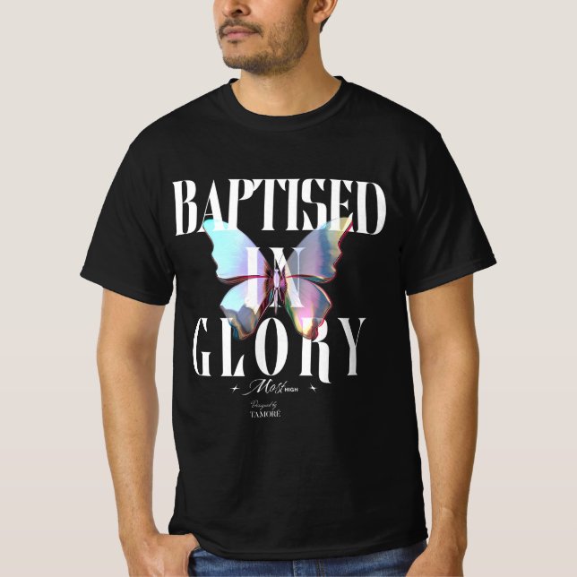 Camiseta Baptised In Glory Men's  (Frente)