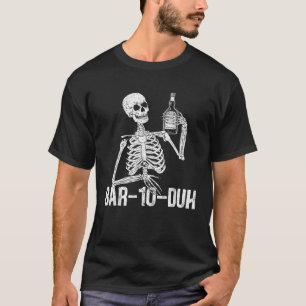 Camiseta Bar 10 Duh Bartender Engraçado Bar Mixologista Esq