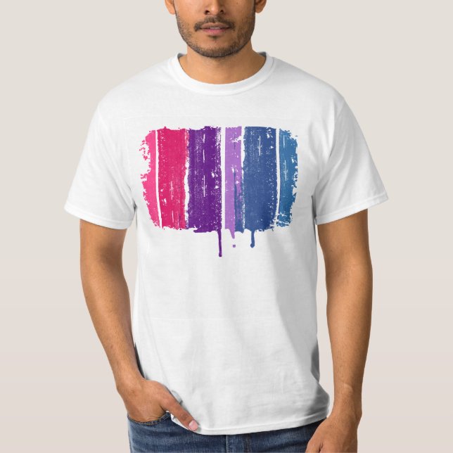 CAMISETA BAR BISSEXUAL DA TINTA DO ORGULHO (Frente)