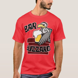 Camiseta Bar Buzzard Comedy Bebendo