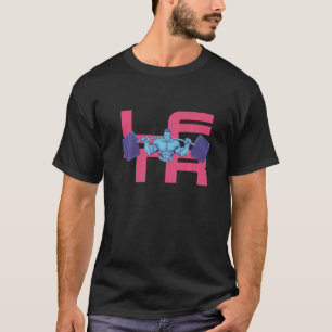 Camiseta Bar Carregado Lftr Elevador De Costura Gym Peso Mo