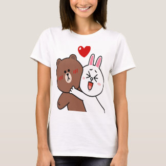 Camiseta Bar Castanho Bonito Cony Coelho Sobe Apaixonado Po