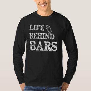 Camiseta Bar Citação Barman Bartening Homens Engraçados Mul