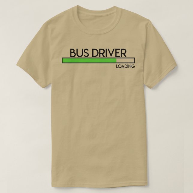 Camiseta Bar de andamento do carregamento do driver de barr (Frente do Design)