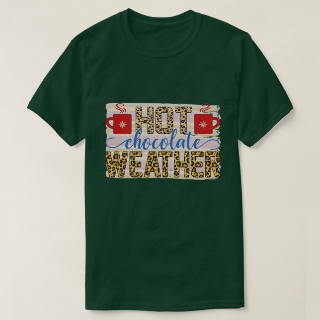 Camiseta Bar de cacau quente 3 (Frente do Design)
