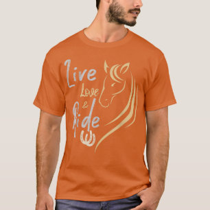 Camiseta Bar de fazendeiros de corridas de cavalos ao vivo