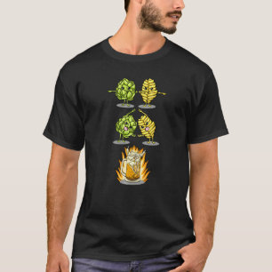 Camiseta Bar de Fusão de Cerveja Malta e Lúpulo de Cevada