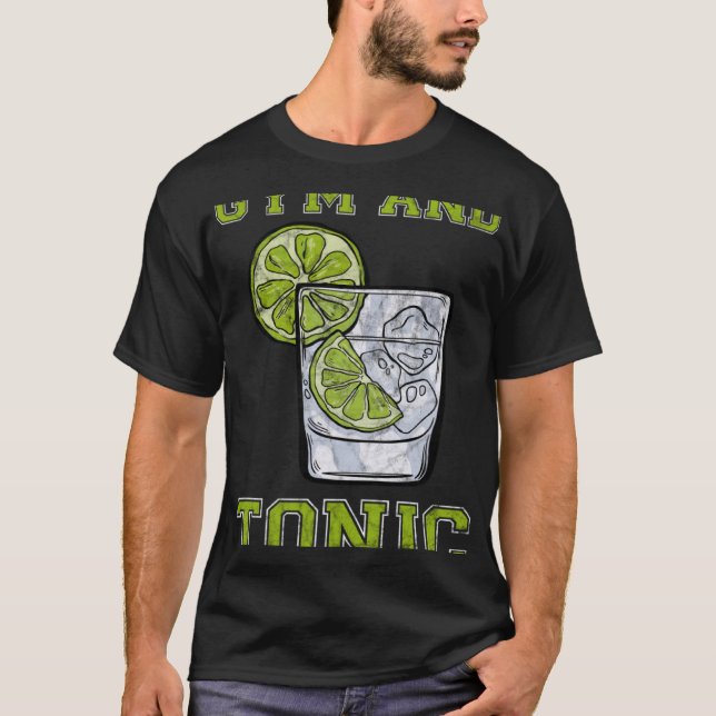 Camiseta Bar De Gim E Gin Tônico (Frente)